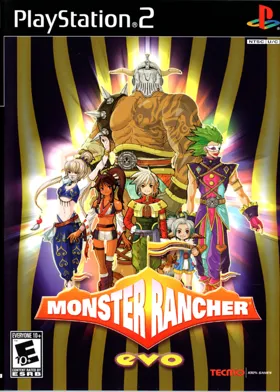 Monster Rancher Evo box cover front